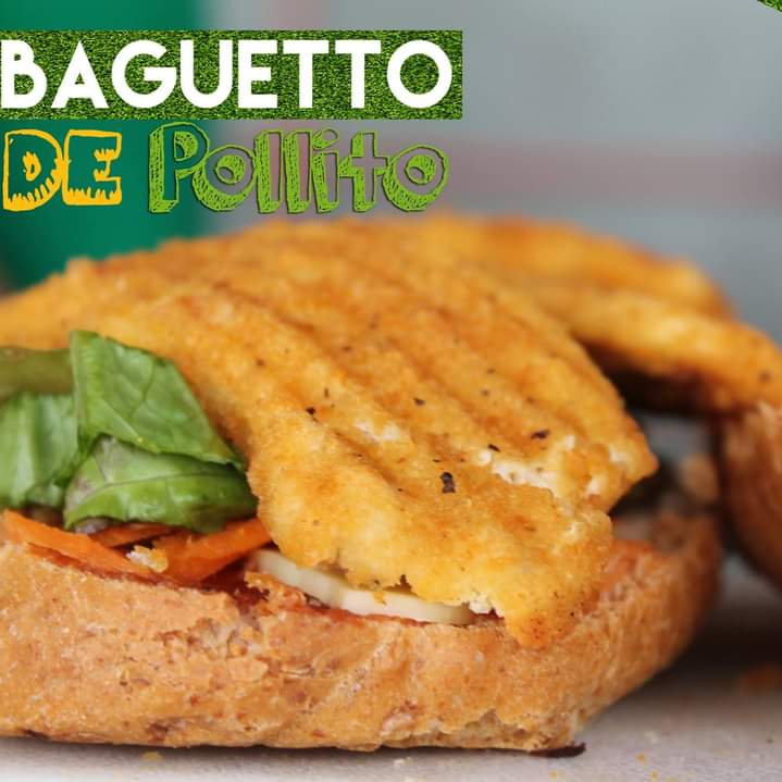 BAGUETT DE POLLO EMPANIZADO