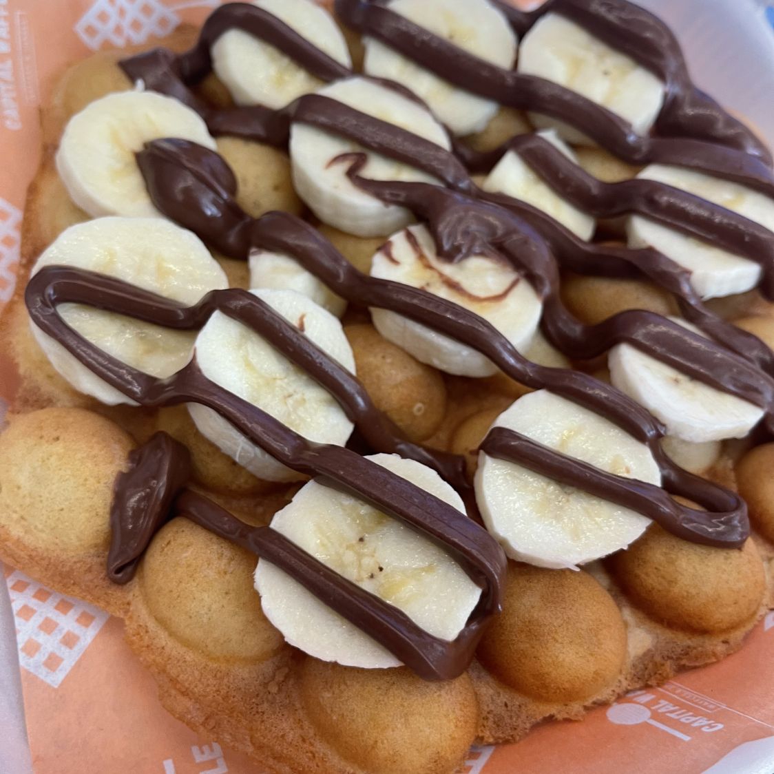 Bananatella Bubble Waffle