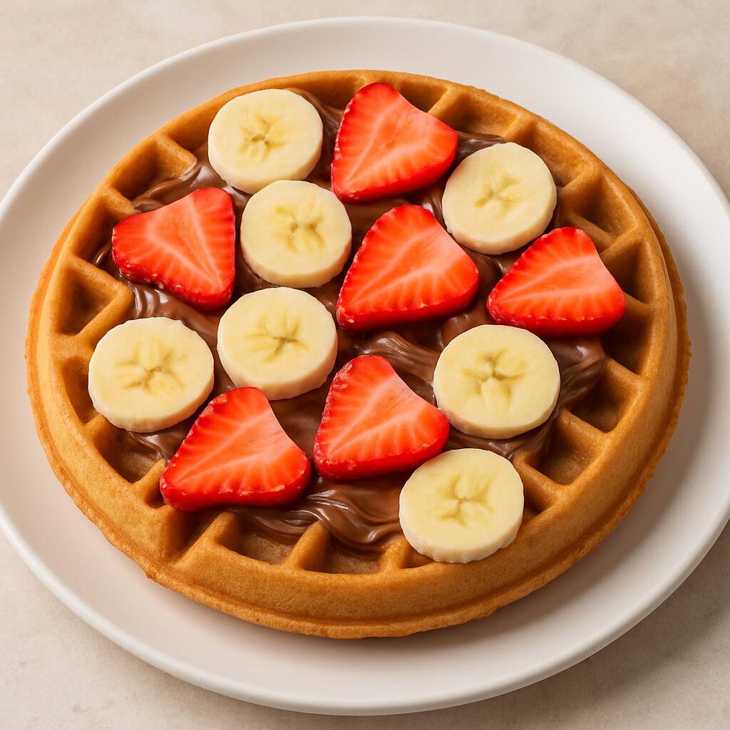 Waffle con NUTELLA