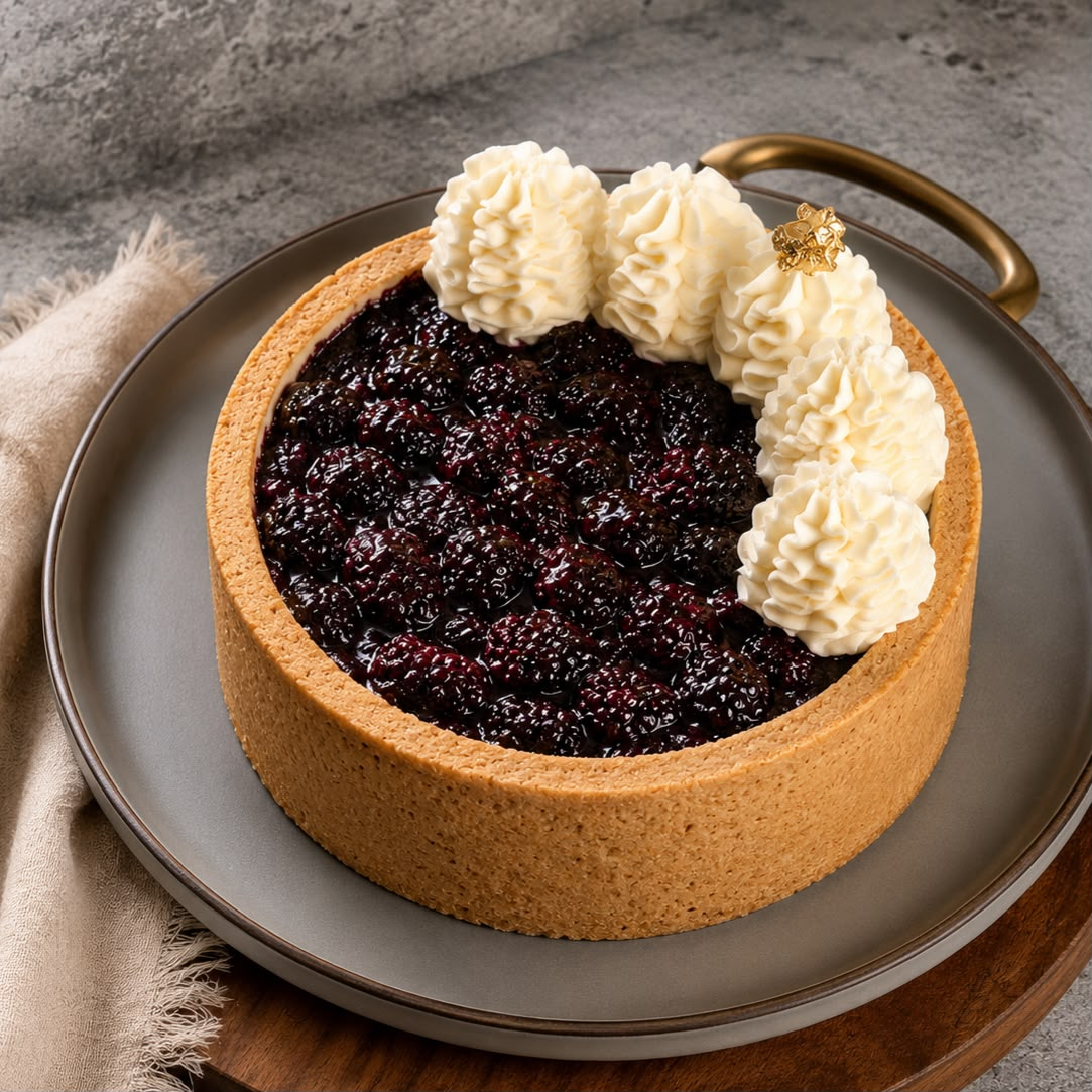 Cheesecake Horneado De Zarzamora