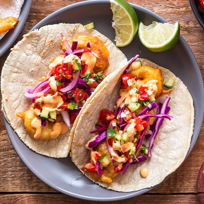 Taco de Camarón Salteado