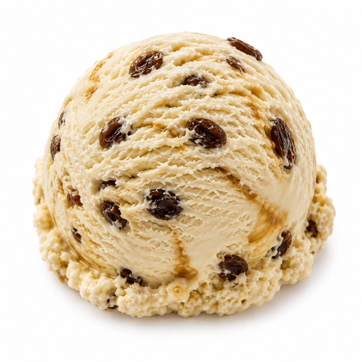 Helado de Ron con Pasas
