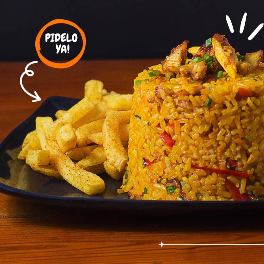 Arroz con cerdo