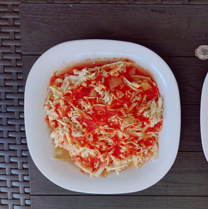 Desayuno de Chilaquiles Sencillos