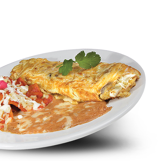 Omelette con Jamón y Tocino