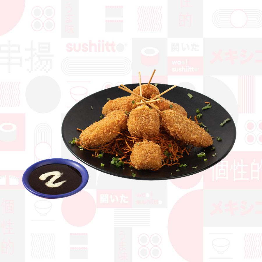 6 Kushiages Mixtos