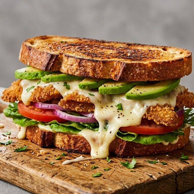 Sandwich de milanesa de pollo
