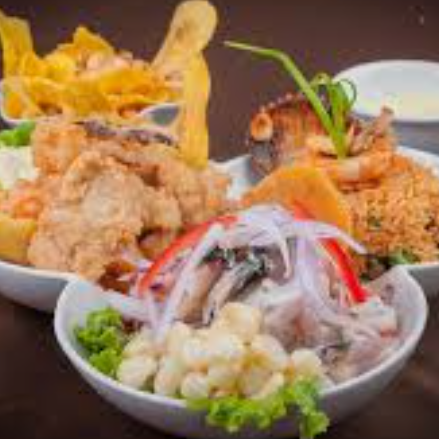 Trio Marino(Ceviche, chicarrón y chaufa de marisco