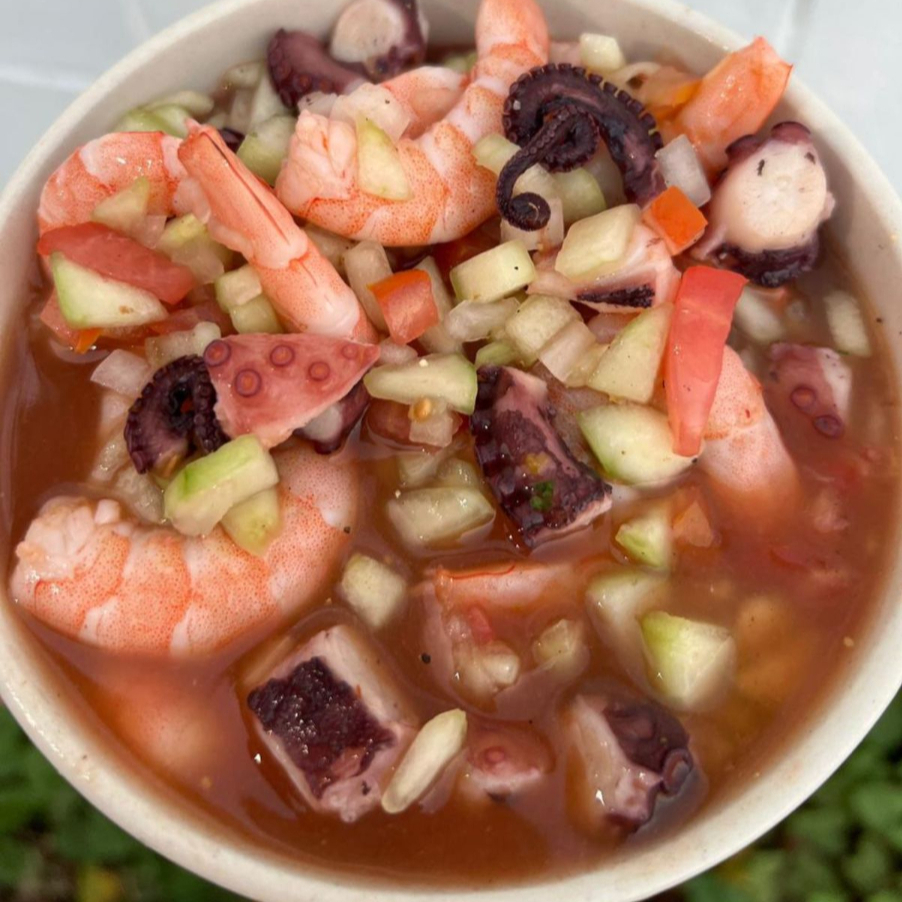 Camarón con Pulpo LT.