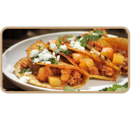 Paquete 3 Tacos de Camarón al Pastor