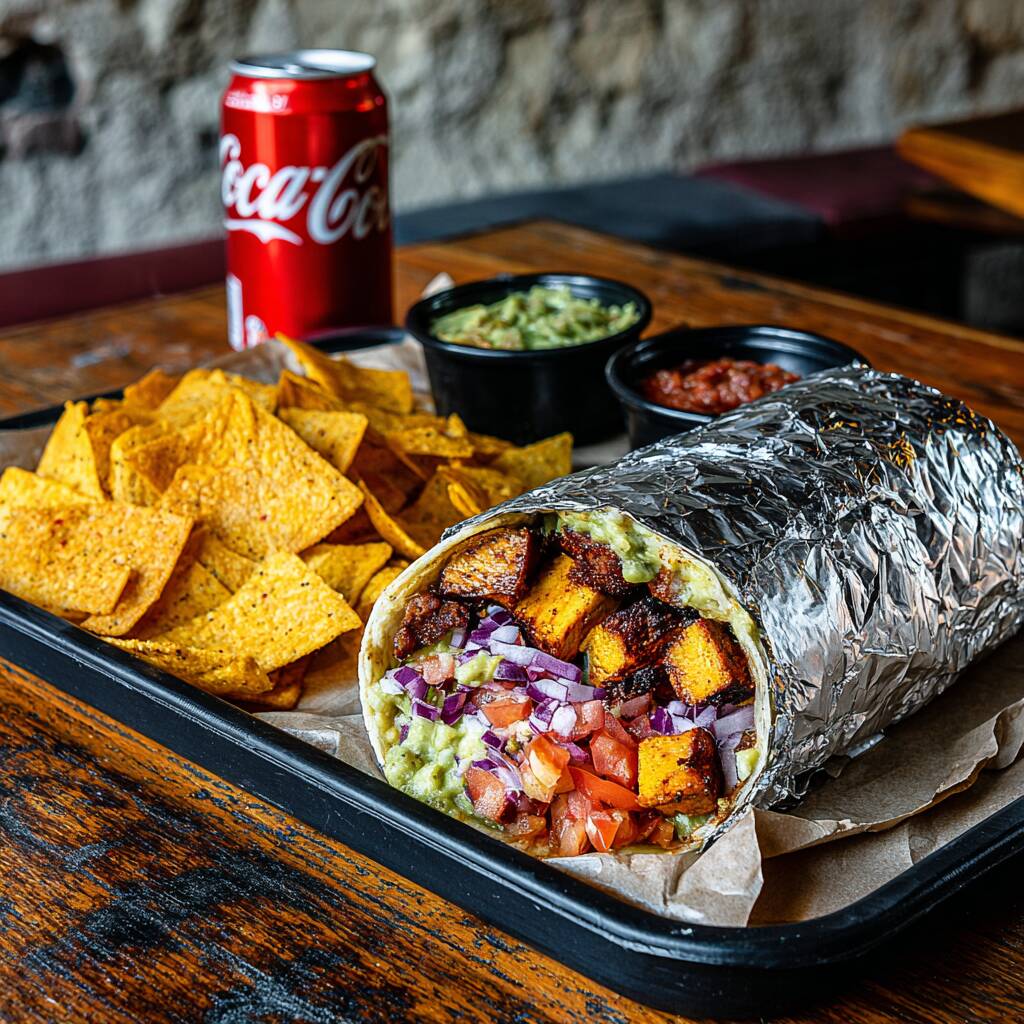 Chegaram nossos combos com bebida! Aqui você leva 1 Burrito + 1 nachos ou fritas + 2 molhinhos sour cream e Tex-Mex na faixa.