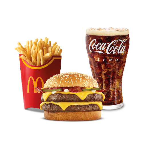 McCombo Grande Doble Cuarto de Libra Tocineta