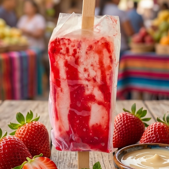 Fresas c/crema