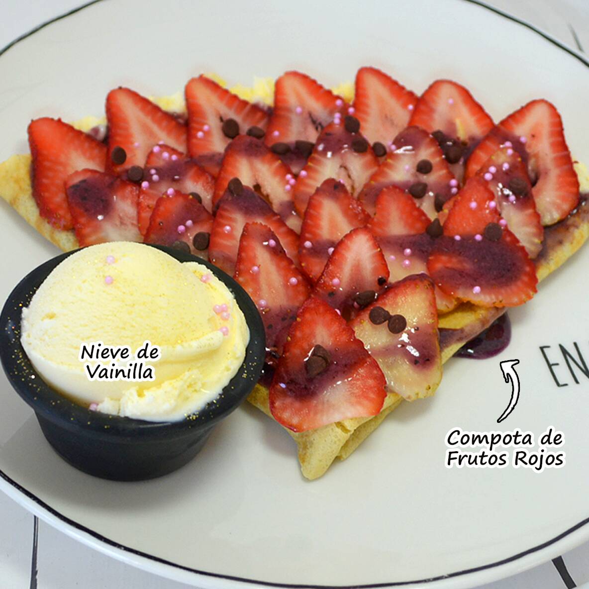 Crepa de Fresa Philadelphia