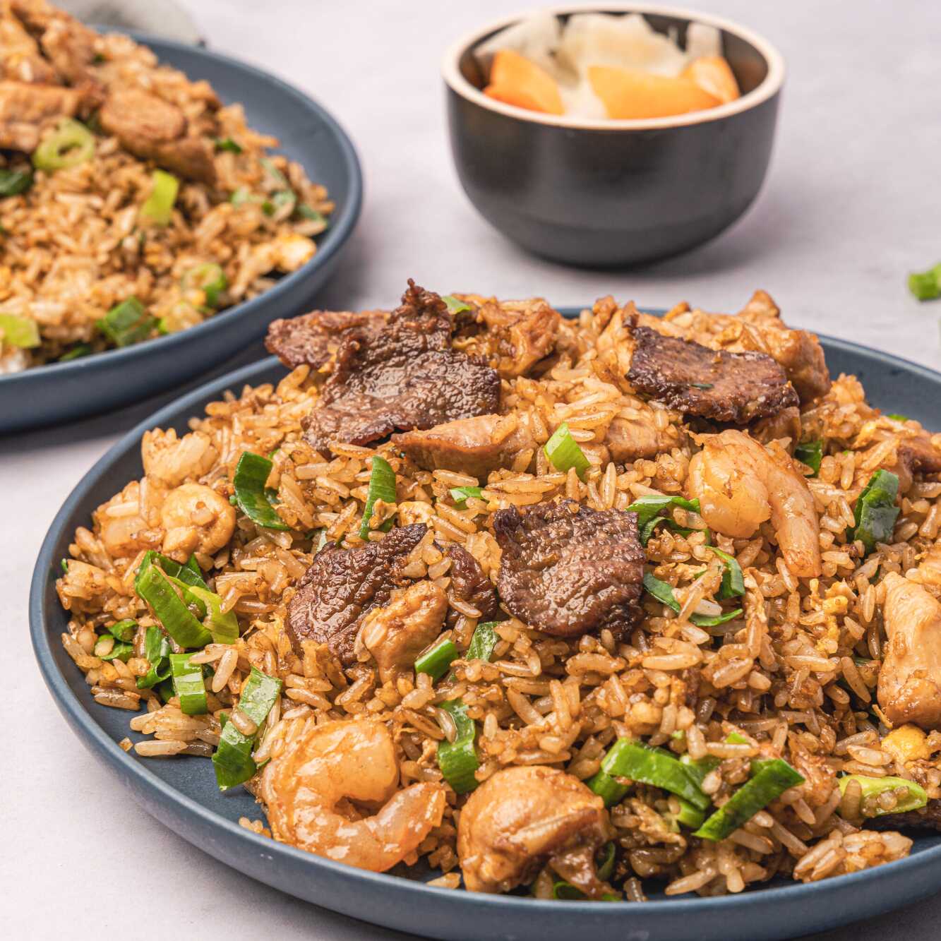 Arroz frito con cerdo