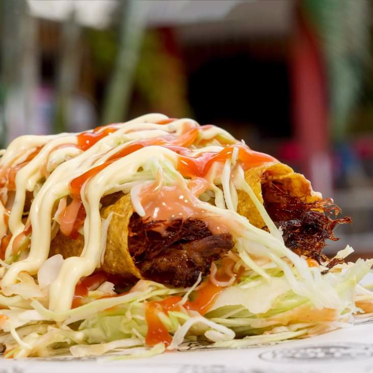 Taco Doble (carne,pollo)