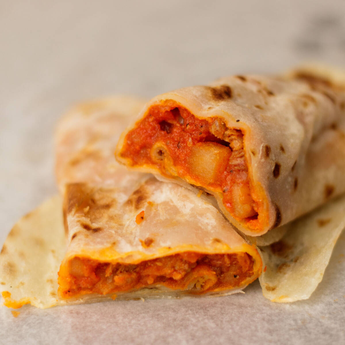 Burrito de Bistec Ranchero con Papas