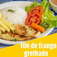 Acompanha arroz soltinho, frango, feijão, fritas e Salada ...