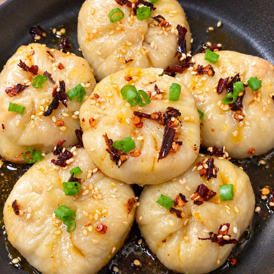 Dumplings de Pollo con Verduras