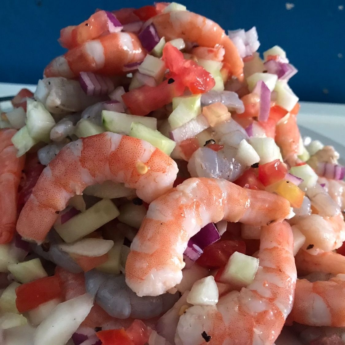 Ceviche de Camarón Cocido