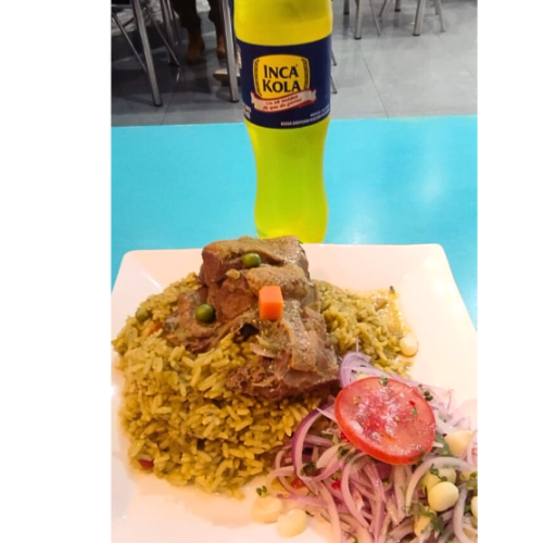 Arroz con pato + bebida