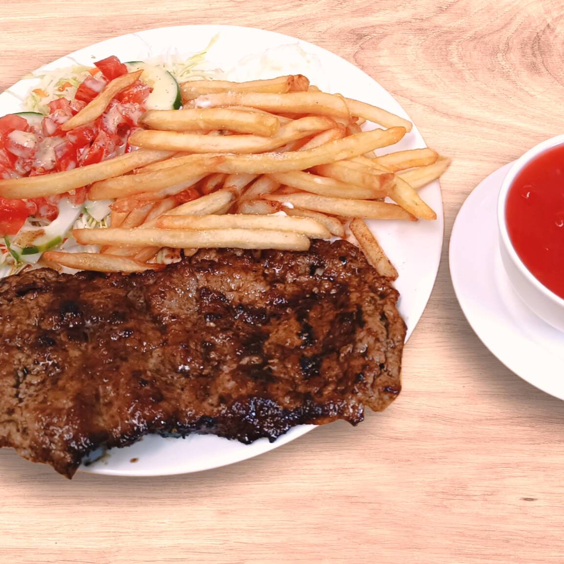 39. Bistec en Salsa de Tomate