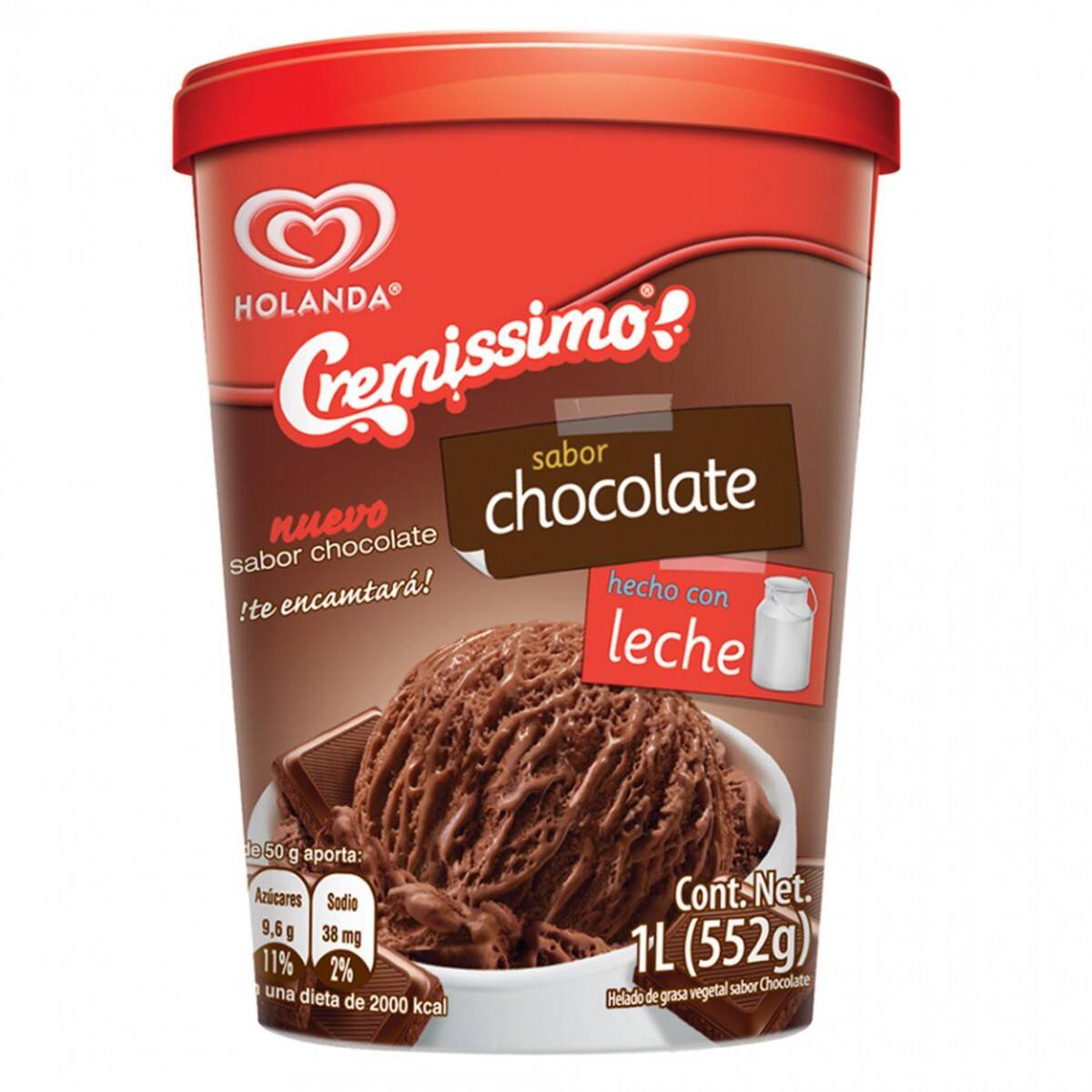 Litro de Nieve Chocolate