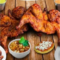 1/2 Pollo Enchilado