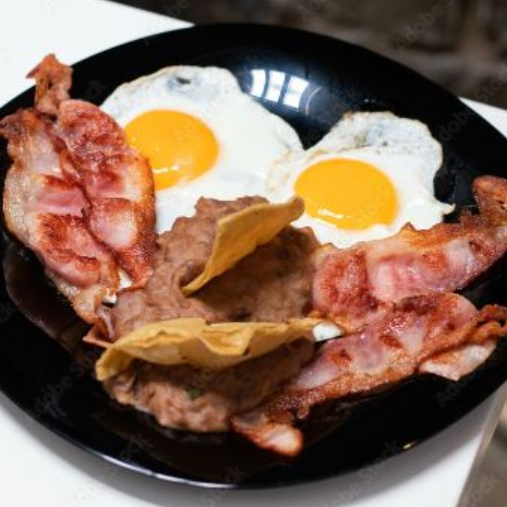 Huevos con Tocino
