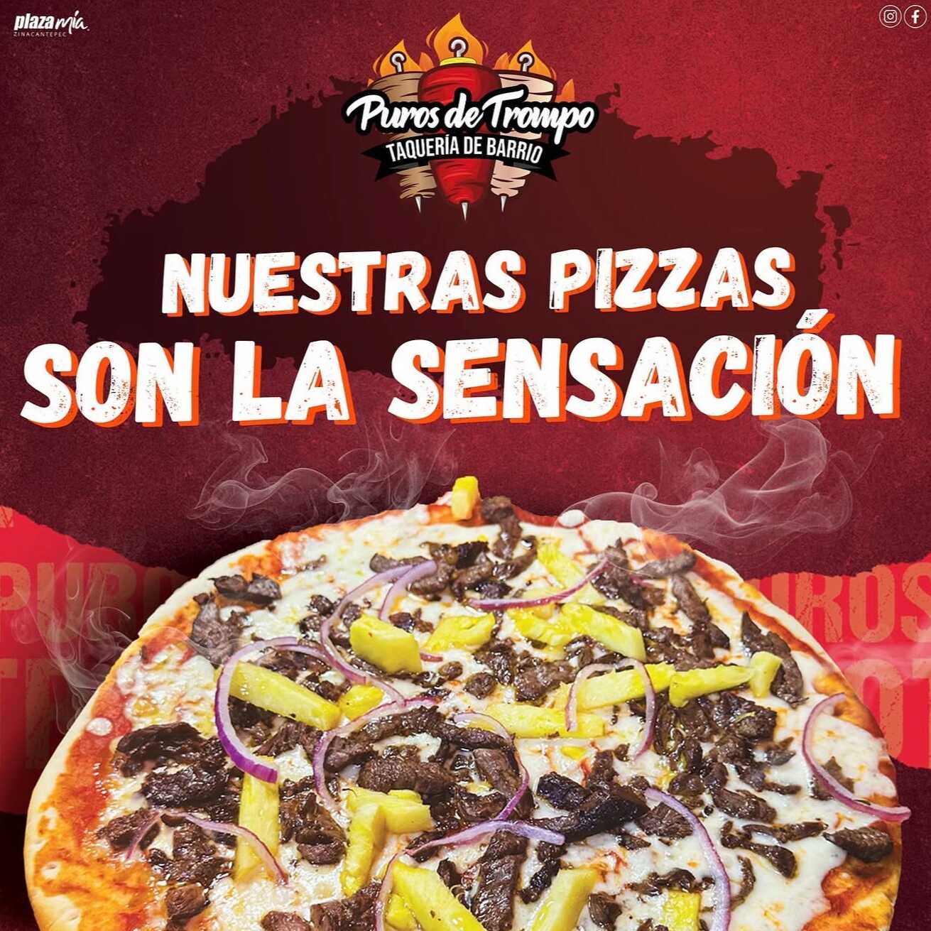 Pizza Individual Arrachera
