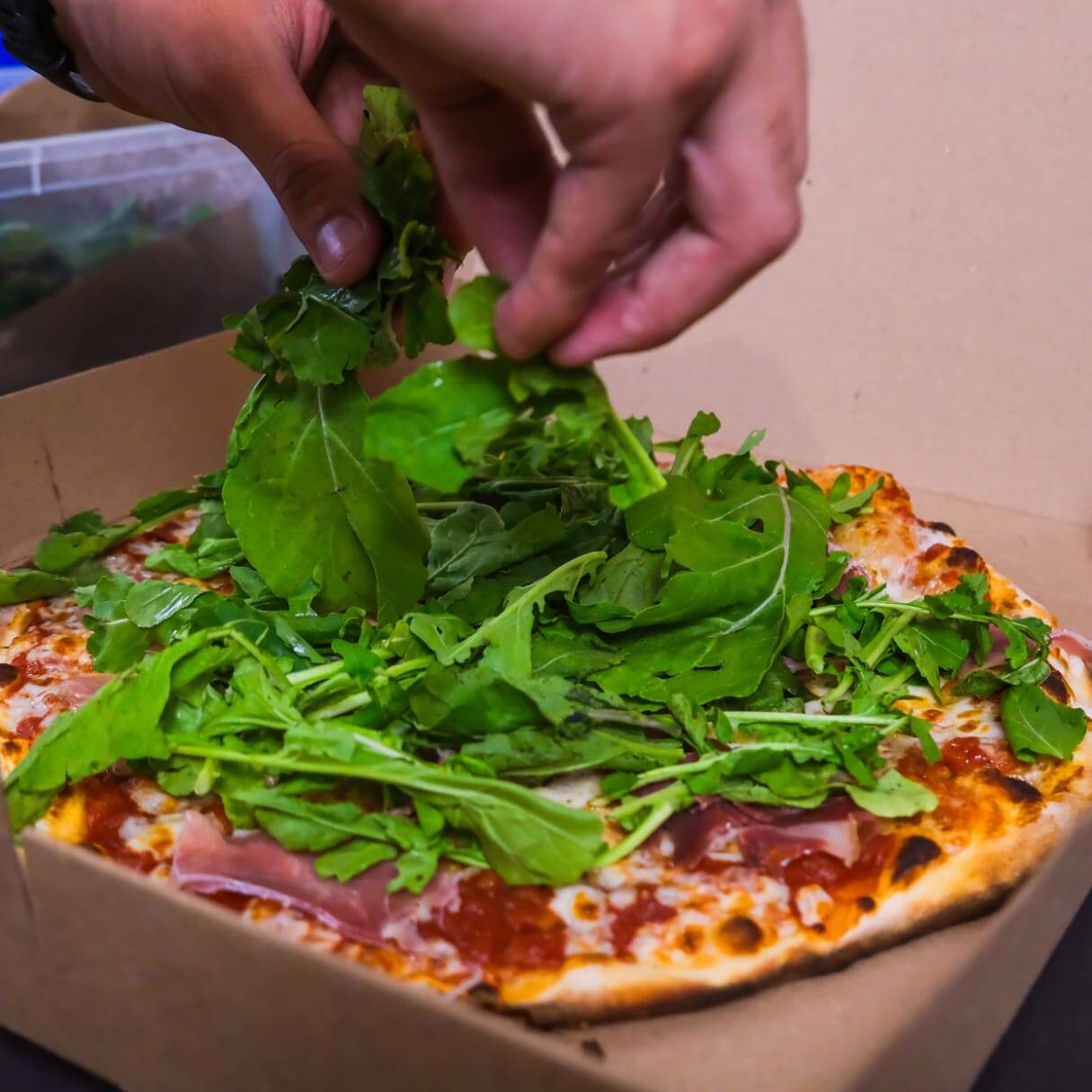 Pizza Gourmet Prosciutto Familiar