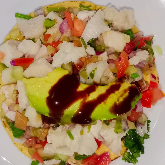 Tostada Ceviche Pescado K