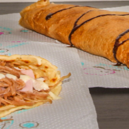 2 Crepes Carnita de Res + 2 Gaseosas 250ml C/u