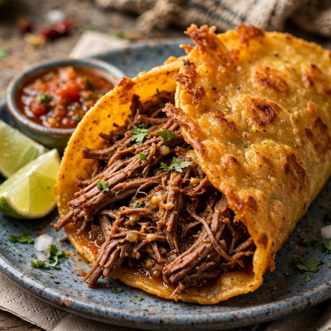 Taco Dorado Sencillo de Birria