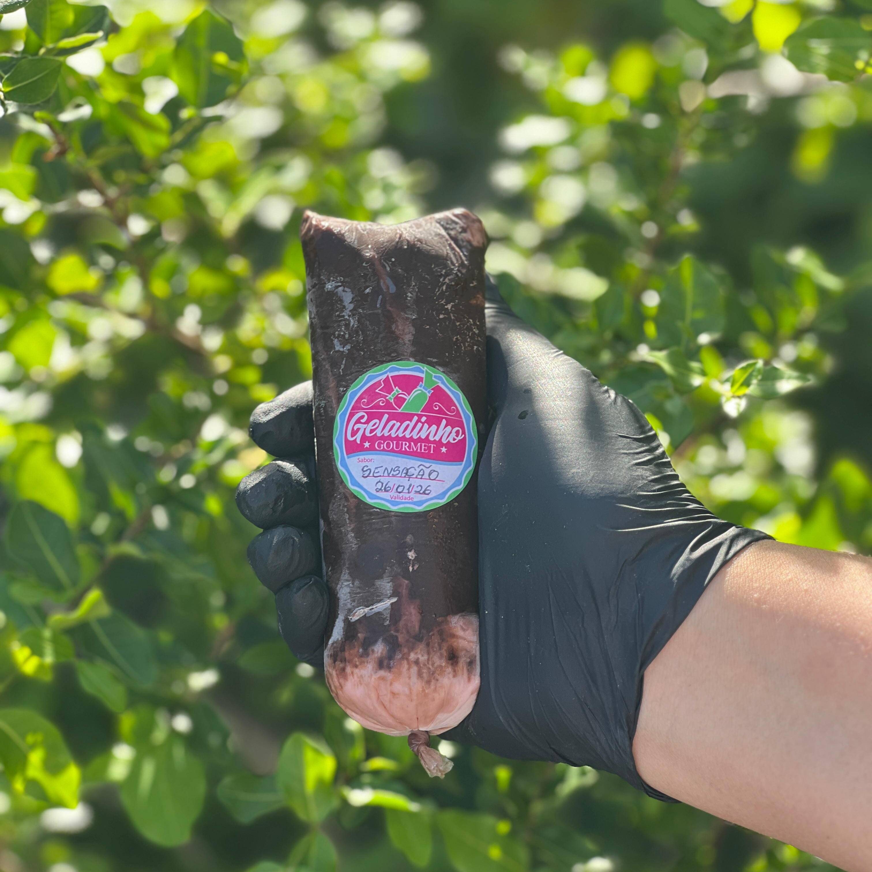 Geladinho gourmet feito com produtos selecionado das melhores marcas que temos no mercado