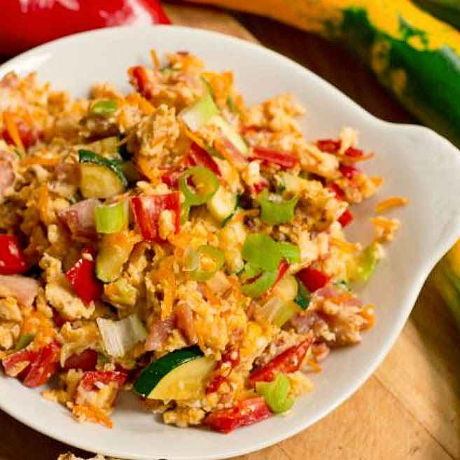 Huevos con Verdura