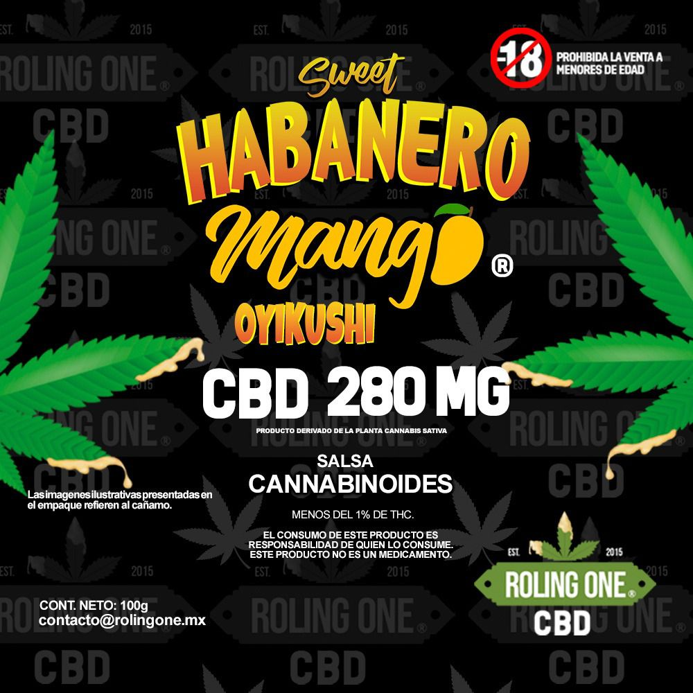 Mango Habanero 280 mg CBD