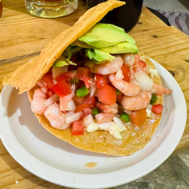 TOSTADA DE CAMARON