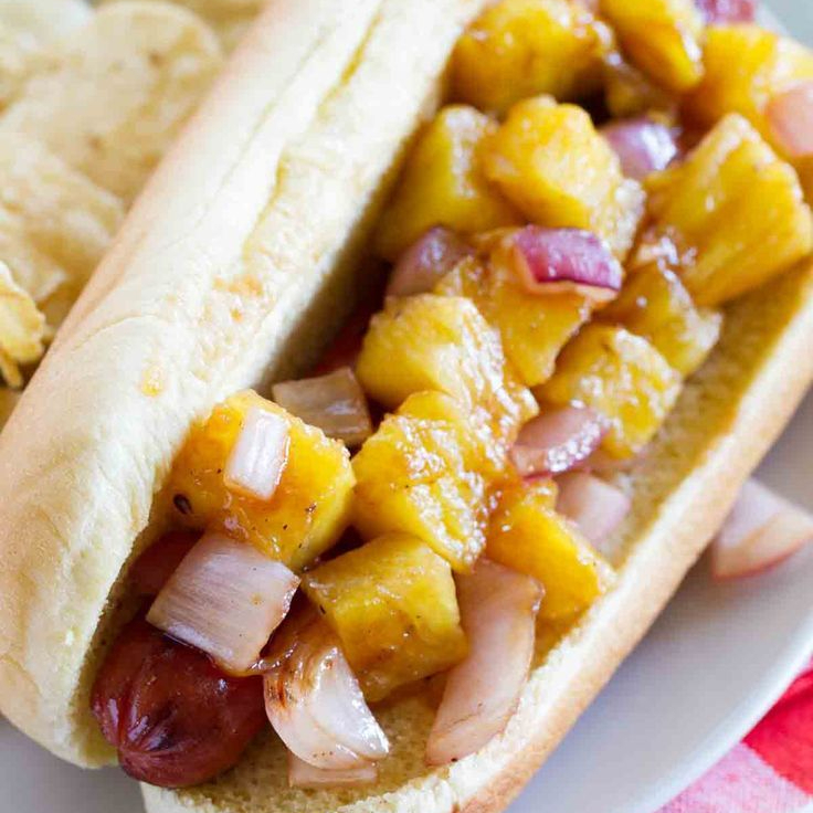 Hot-dog Hawaino