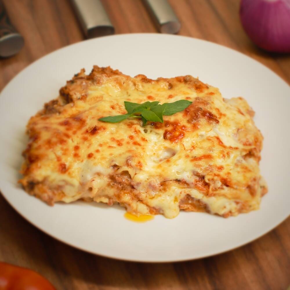 LASAÑA BOLOÑESA Y BECHAMEL