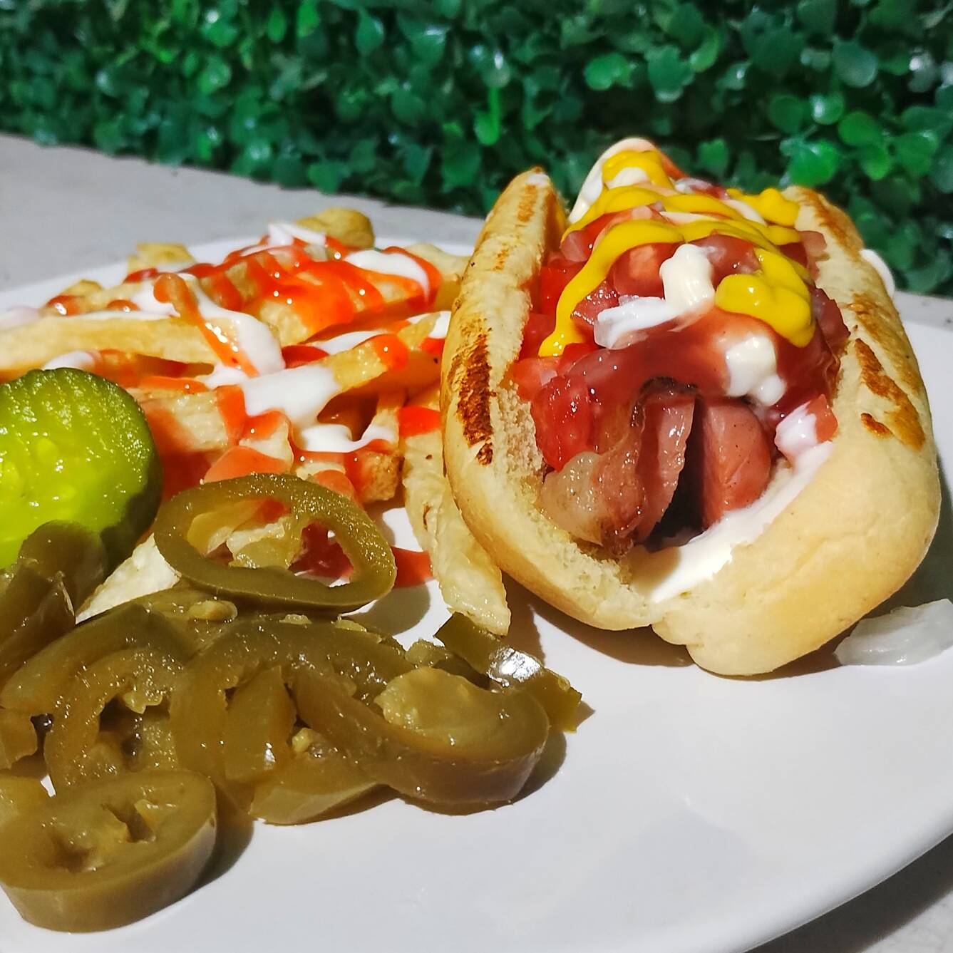 Hot Dog con Tocino