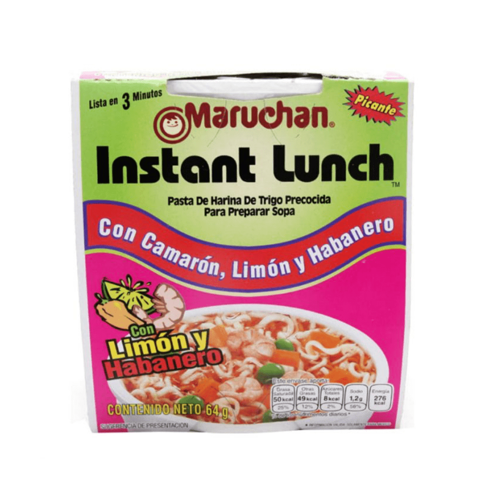 Sopa Maruchan Camaron Habanero