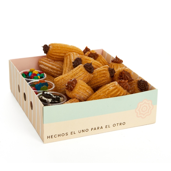 Kids Box Rellenos (18 Minirellenos + 3 Toppings)