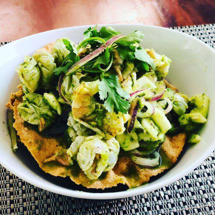 Tostada de Aguachile