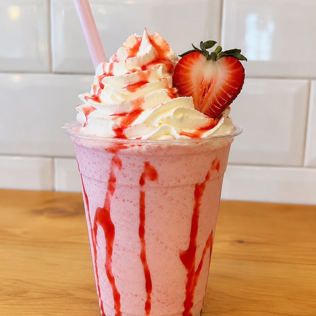 Malteada de Fresa