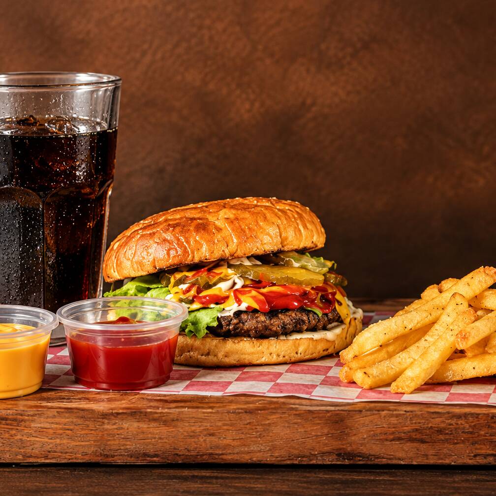 Hamburguesa con Papas