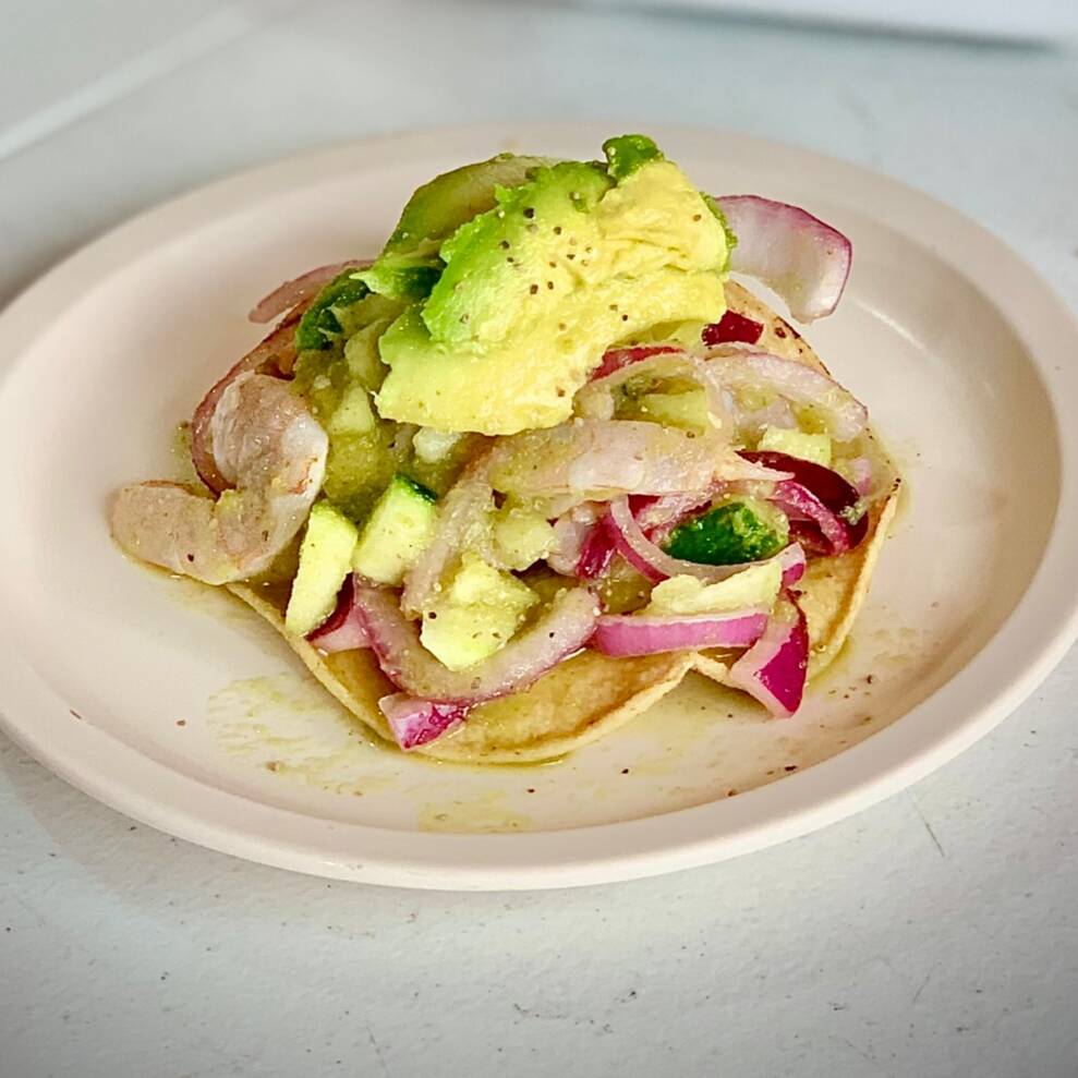 Tostada de Aguachile
