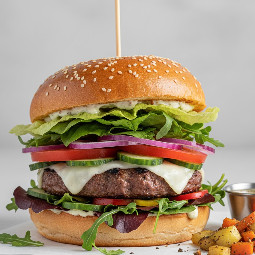 Pao De Hamburguer Delicioso,Um Hambúrguer perdigão, maionese, presunto, queijo Mussarela, Uma Porçao De calabresa,Uma Porçao De bacon, Uma Porçao De frango desfiado,milho,batata palha,Catupiry,cheddar e Uma salsicha ! Do Tamanho Da Sua Fome!!!