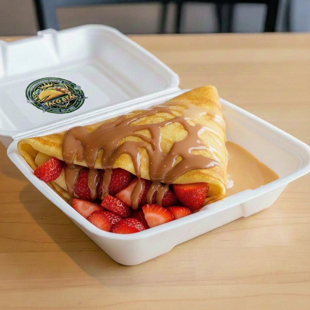 Real Creppa Dulce de NUTELLA con Fresas