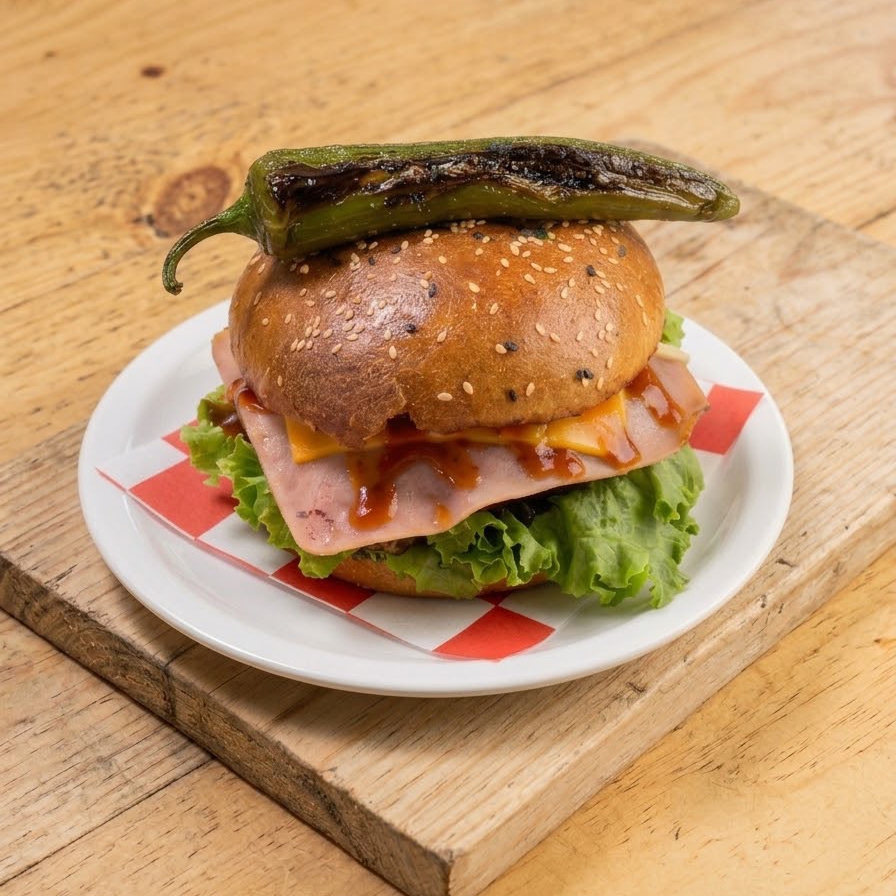 Hamburguesa Arrachera
